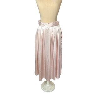 Women's Pink Satin vintage skirt